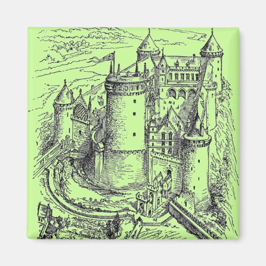 Medieval Castle Magneet (Voorkant)