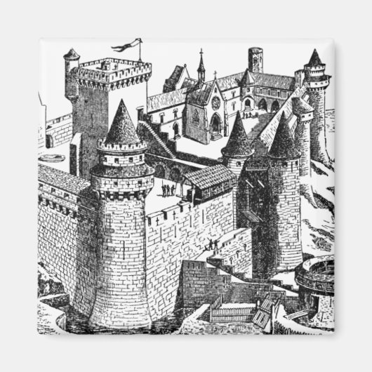Medieval Castle Magneet (Voorkant)