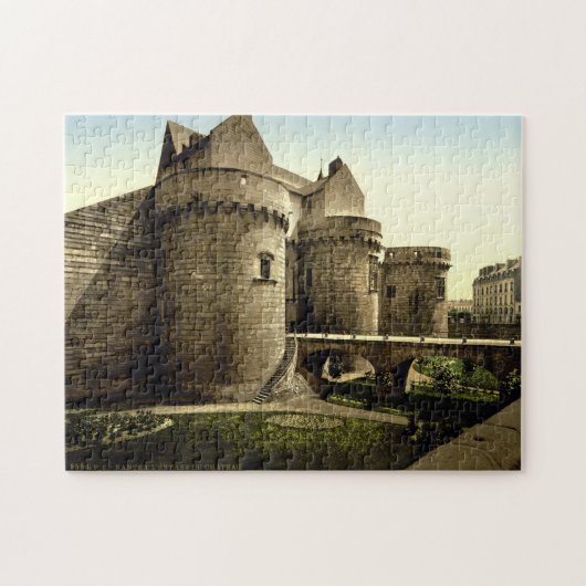 Medieval Castle Nantes Frankrijk Legpuzzel (Horizontaal)