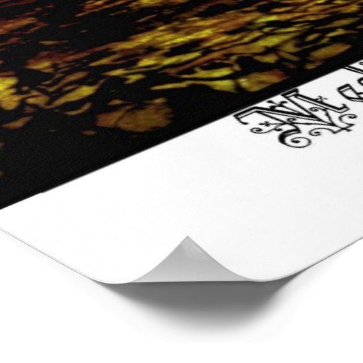 Medieval Castle op het II-meer Poster (Hoek)