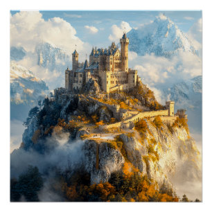 Medieval Castle Perfect Poster