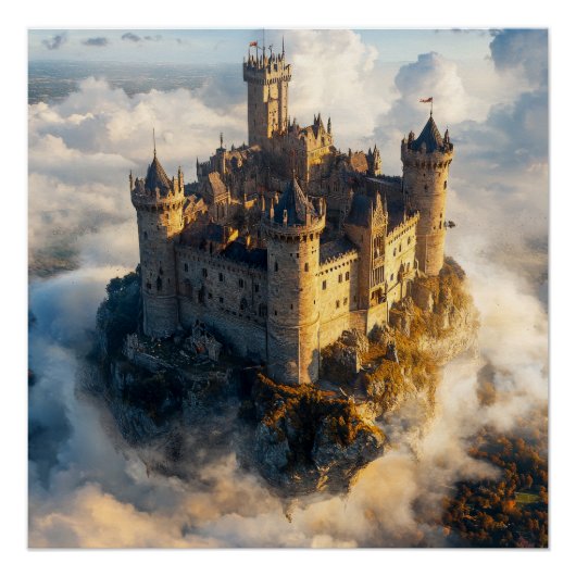Medieval Castle Perfect Poster (Voorkant)