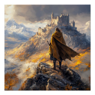 Medieval Castle Perfect Poster