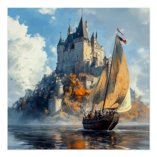 Medieval Castle Perfect Poster (Voorkant)