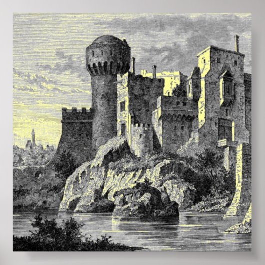 Medieval Castle Poster (Voorkant)