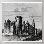 Medieval Castle Poster (Voorkant)