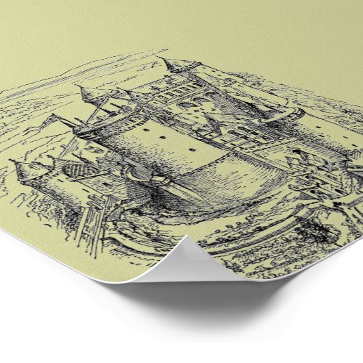 Medieval Castle Poster (Hoek)