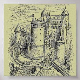 Medieval Castle Poster
