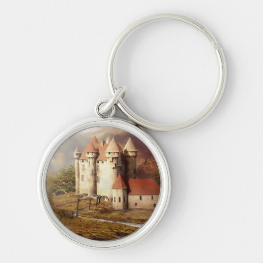 Medieval Castle River Run Sleutelhanger (Voorkant)