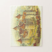 Medieval Castle Scene Puzzle Legpuzzel (Verticaal)