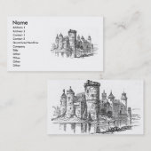 Medieval Castle Visitekaartje (Voorkant / Achterkant)