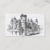 Medieval Castle Visitekaartje (Achterkant)