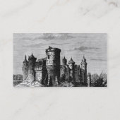 Medieval Castle Visitekaartje (Achterkant)