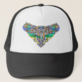 Medieval Celtic Art Knoks en Design Trucker Pet (Voorkant)