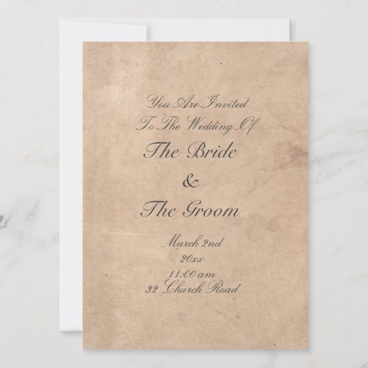 Medieval Celtic Design nodigt uit Kaart (Achterkant)