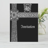 Medieval Celtic Design nodigt uit Kaart (Staand voorkant)