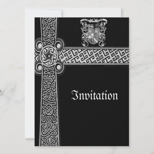 Medieval Celtic Design nodigt uit Kaart (Voorkant)