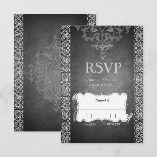 Medieval Celtic RSVP (Voorkant / Achterkant)