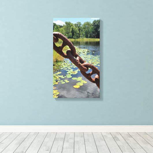 Medieval Chain Canvas Afdruk (Insitu (Houten vloer))