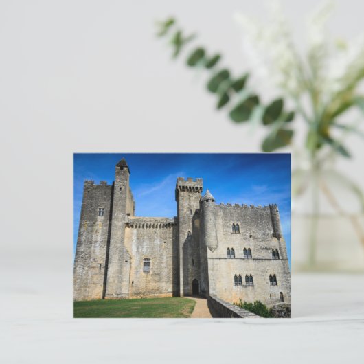 Medieval chateau de Beynac briefkaart (Staand voorkant)