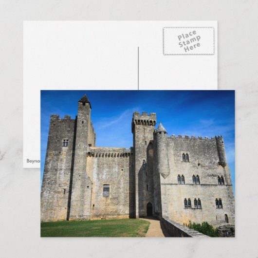 Medieval chateau de Beynac briefkaart (Voorkant / Achterkant)