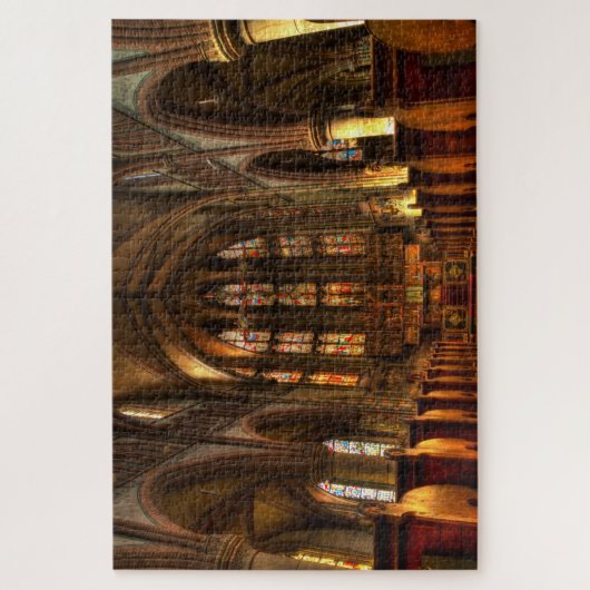 medieval church puzzel legpuzzel (Verticaal)