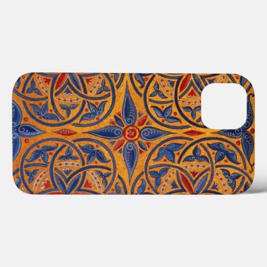 Medieval cirkels Hoesje-Mate iPhone case (Achterkant (horizontaal))