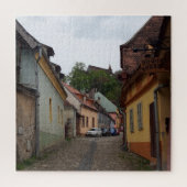 Medieval City Road Sighisoara Puzzle Legpuzzel (Verticaal)