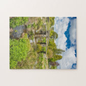 Medieval clapper brug over de rivier in Dartmoor V Legpuzzel (Horizontaal)