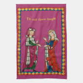 Medieval Couple Theedoek (Verticaal)