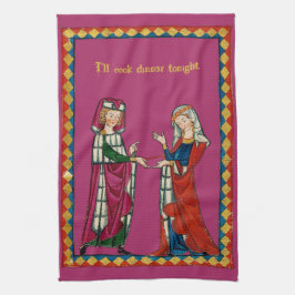 Medieval Couple Theedoek