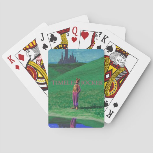Medieval court jester. Surreal art. Pokerkaarten (Achterkant)