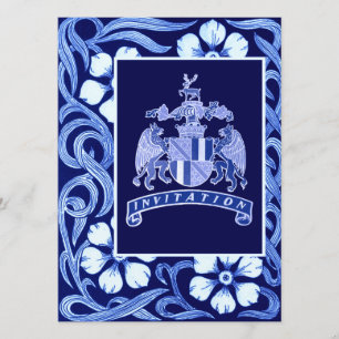 Medieval Crest sparen de Datumkaarten Save The Date
