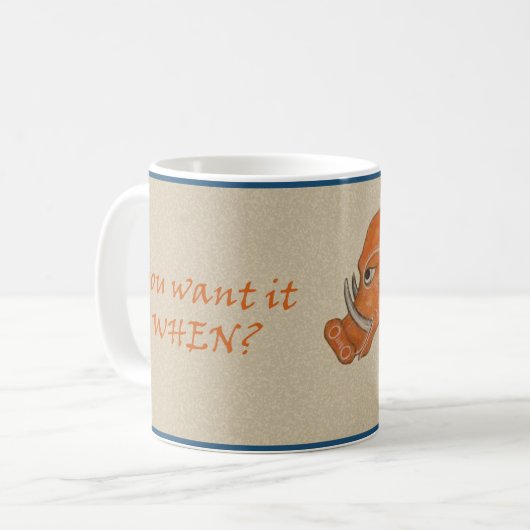 Medieval Critter 7 Coffee Mok (Voorkant links)