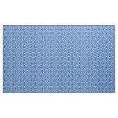 Medieval Cross Damask - Cobalt Blue en White Stof (Yard (91,4 cm))
