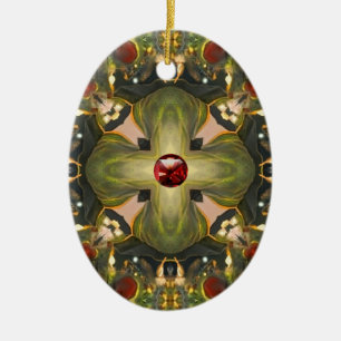 Medieval Cross Keramisch Ornament