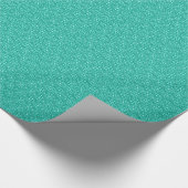 Medieval Damask Diamonds, turquoise en aqua Cadeaupapier (Hoek)