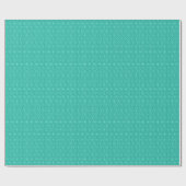 Medieval Damask Diamonds, turquoise en aqua Cadeaupapier (Vlak)