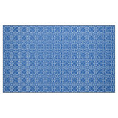 Medieval Damask Fleur-de-lis, kobalt blauw Stof (Fat Quarter)