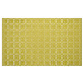 Medieval Damask Fleur-de-lis, mosterdgoud Stof (Fat Quarter)
