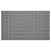 Medieval Damask patroon, zwart-wit Stof (Fat Quarter)