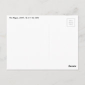 Medieval damesgaren briefkaart (Achterkant)