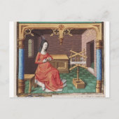 Medieval damesgaren briefkaart (Voorkant)