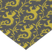 Medieval Dande-Lions op Black Table Runner Korte Tafelloper (Hoek)