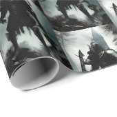 Medieval Dark Knight Cadeaupapier (Rol Hoek)