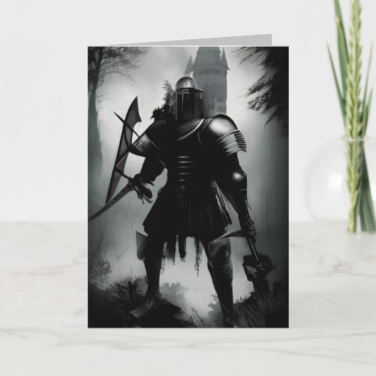 Medieval Dark Knight Kaart (Voorkant)