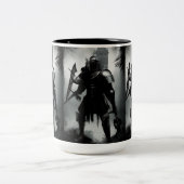 Medieval Dark Knight Tweekleurige Koffiemok (Center)