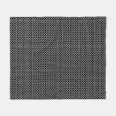 Medieval Design Faux Chainmail Fleece Deken (Voorkant (Horizontaal))