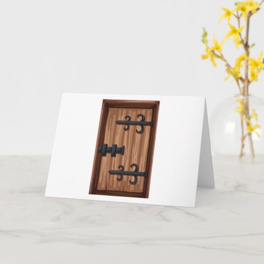 Medieval deurdeur kaart (Gele Bloem)