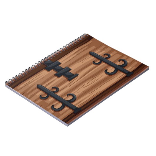 Medieval deurdeur notitieboek (Linkerzijde)